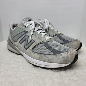 New Balance 990 v5 Walking Sneakers Mens Size 10.5 Gray Castlerock USA Made